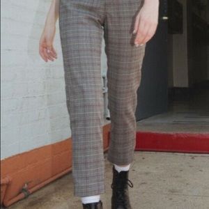 Brandy Melville Gingham Tilden Pants